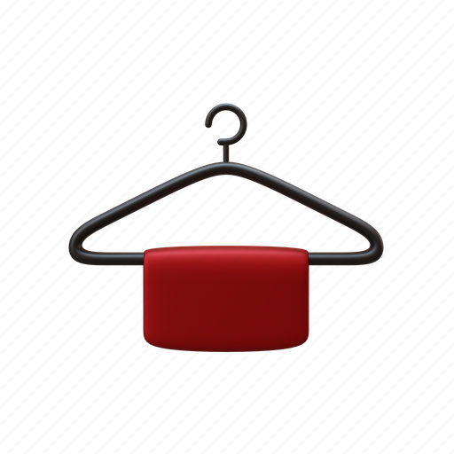 Cloth, hanger, black friday, shopping, commerce, fashion 3D illustration - Download on Iconfinder