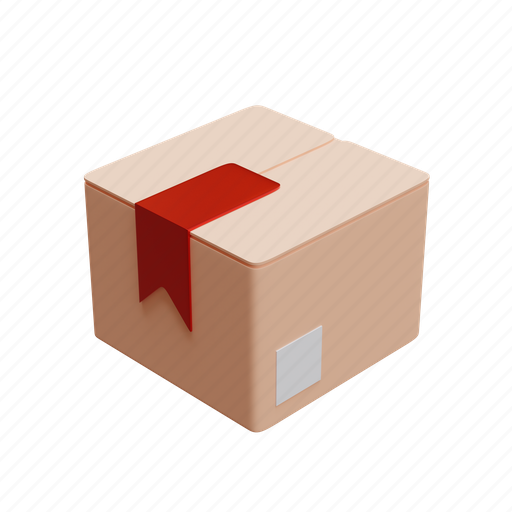 Package, black friday, shopping, commerce, box, cardboard 3D illustration - Download on Iconfinder