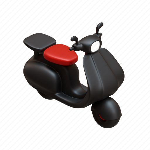 Scooter, black friday, shopping, commerce, vehicle, delivery, motorcycle 3D illustration - Download on Iconfinder