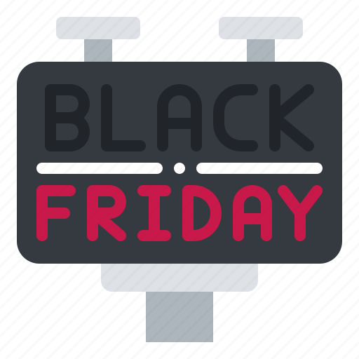 Billboard, announcement, black, friday, advertising, commerce, shopping icon - Download on Iconfinder