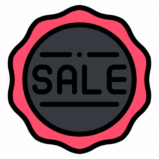 Online, sale, label, signaling, sticker, commerce, signs icon - Download on Iconfinder