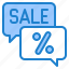 chat, percent, tag, shopping, sale, discount 