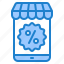 mobilephone, percent, tag, badge, shopping, discount 
