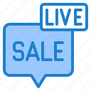speech, bubble, live, inbox, sale, chat