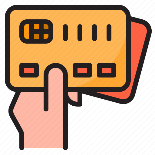 Credit, card, debit, hand, payment, shopping icon - Download on Iconfinder