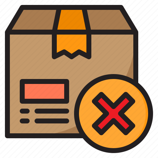 Delivery, box, delete, logistic, shipping icon - Download on Iconfinder