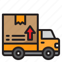 delivery, truck, box, transportation, logistic