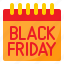 black, friday, ecommerce, shopping, discount, calendar 
