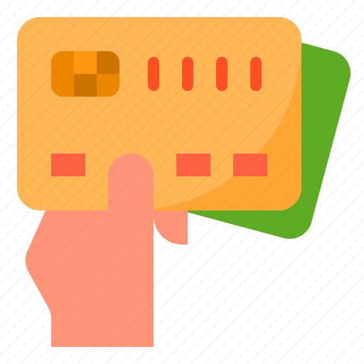 Credit, card, debit, hand, payment, shopping icon - Download on Iconfinder