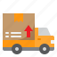 delivery, truck, box, transportation, logistic 