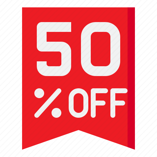 Sale, percent, tag, ribbon, commerce, shopping icon - Download on Iconfinder