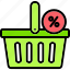 basket, shopping basket, buy, sale, discount, shopping, ecommerce, cart, shop 