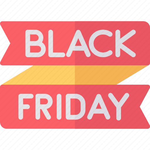 Black, friday, black friday, promotions, discount, ribbon, holiday icon - Download on Iconfinder