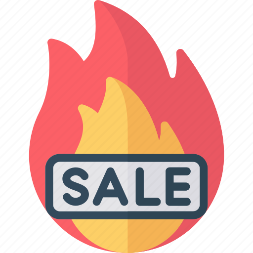 Hot, sale, hot sale, hot deal, discount, shopping, fire icon - Download on Iconfinder