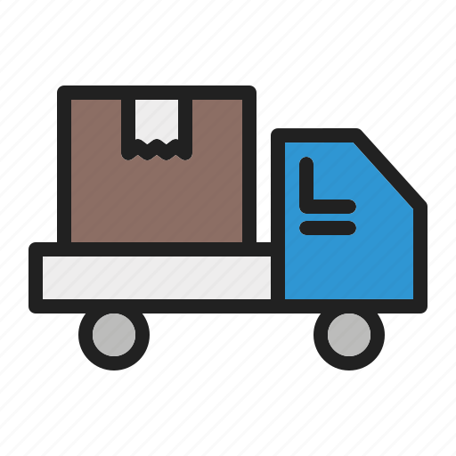 Delivery, online shopping, package, truck, box icon - Download on Iconfinder
