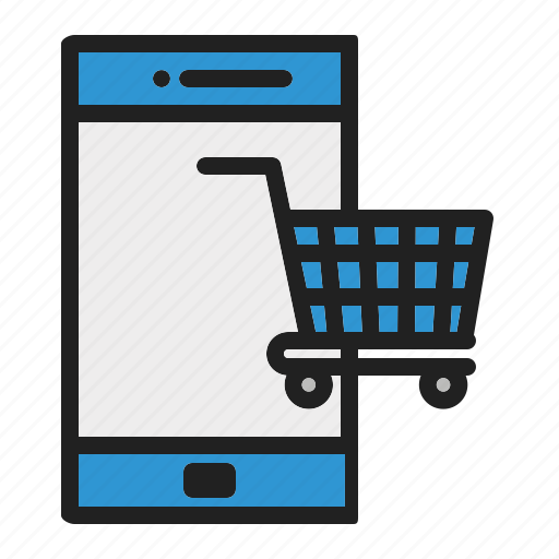 Online, trolley, shopping cart, basket, shop icon - Download on Iconfinder