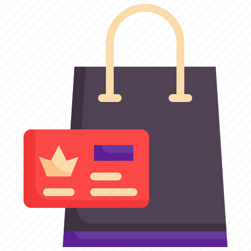 Member card, black friday, sale, shopping, bag icon - Download on Iconfinder