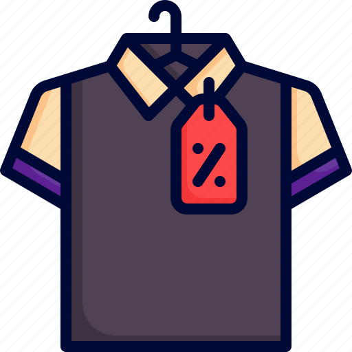 Sale, shirt, discount, black friday, price tag icon - Download on Iconfinder