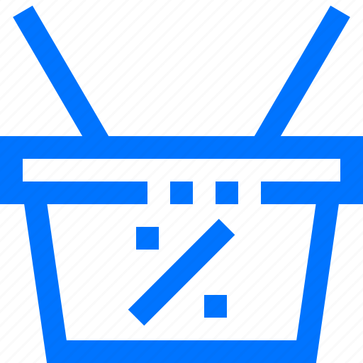 Basket, black friday, cart, discount, percent, sale, shopping icon - Download on Iconfinder