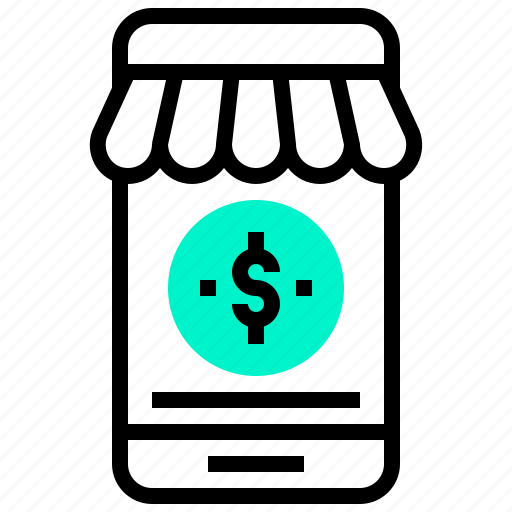 Dollar, mobile, money, online, shopping, smartphone, store icon - Download on Iconfinder