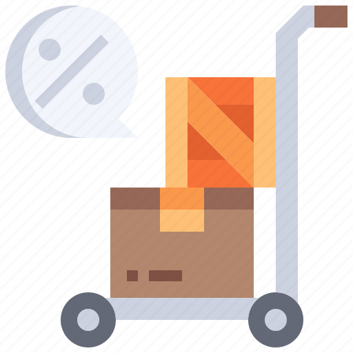 Cart, trolley, shipping, boxes, packages icon - Download on Iconfinder