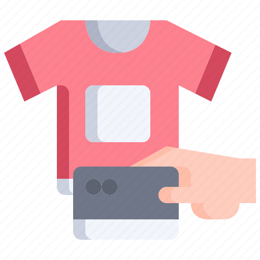 Payment, shopping, tshirt, fashion, card, credit, method icon - Download on Iconfinder