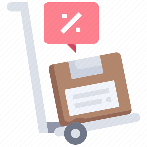 Box, shipping, package, trolley, delivery icon - Download on Iconfinder