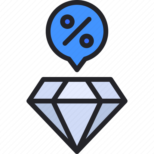 Diamond, wealth, discount, luxury, value icon - Download on Iconfinder