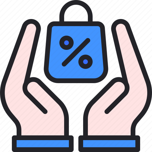 Hand, discount, sale, offer, shopping icon - Download on Iconfinder