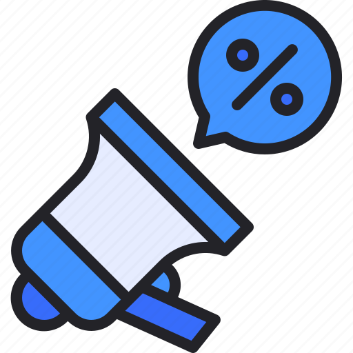 Promotion, megaphone, discount, sales, offering icon - Download on Iconfinder