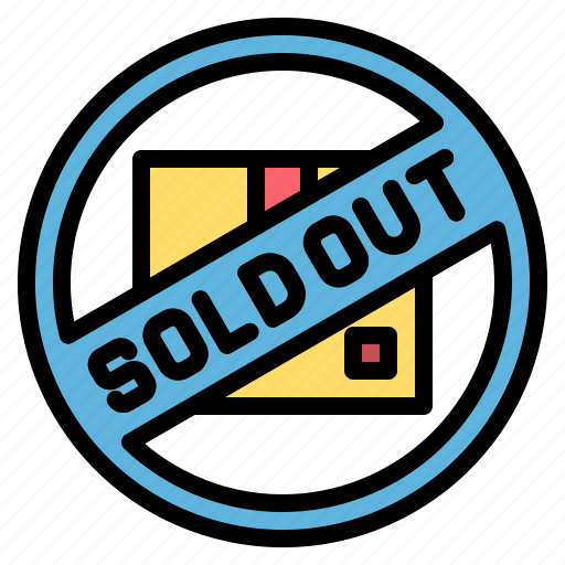 Blackfriday, outofstock, sold, soldout, nostock icon - Download on Iconfinder