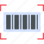 barcode, scan, scanner, tag, icon 