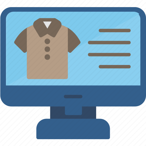 Cloth, online, shopping, shop, web, website, icon icon - Download on Iconfinder