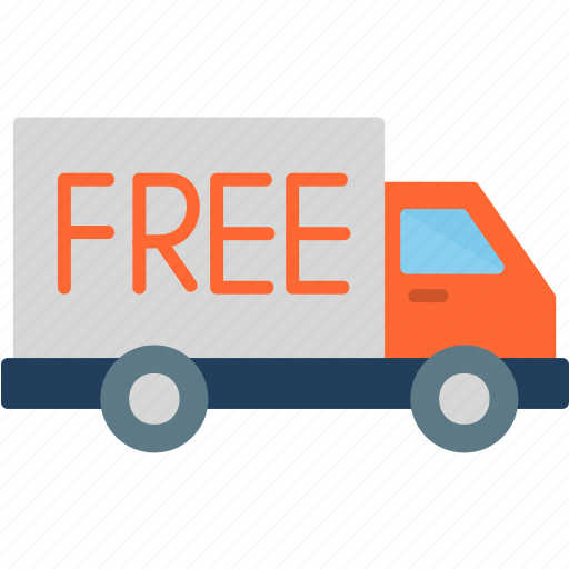 Free, delivery, shipping, truck, icon icon - Download on Iconfinder
