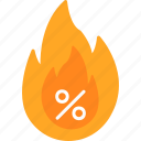 hot, sale, flame, discount, black, friday, fire, offer, icon