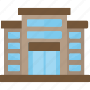 mall, building, grocery, store, high, rise, shopping, icon