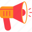 megaphone, advertising, communication, promotion, icon 
