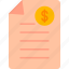 shopping, invoice, bill, payment, receipt, icon 