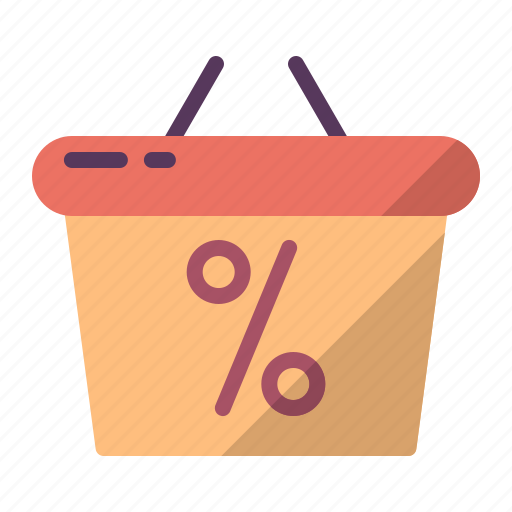 Basket, black friday, discount, shopping icon - Download on Iconfinder