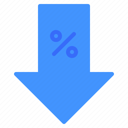Discount, arrow, down, low, price icon - Download on Iconfinder