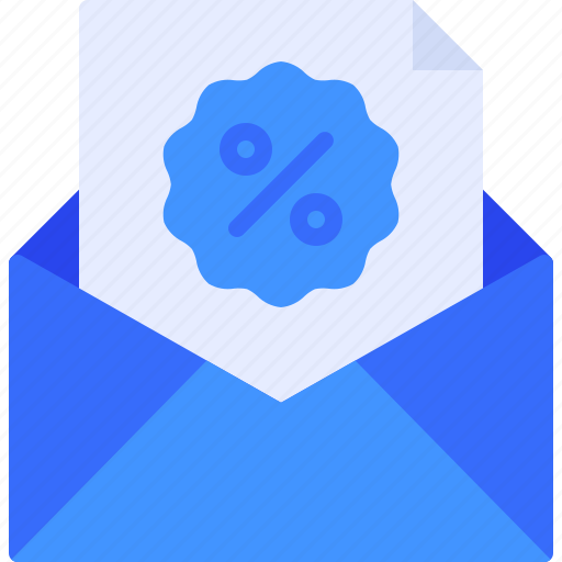 Email, mail, discount, percentage, sale icon - Download on Iconfinder