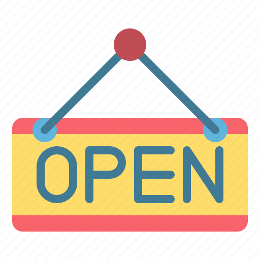 Blackfriday, open, board, shop, sign, store icon - Download on Iconfinder