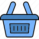 shopping, basket, cart, click, collect, ecommerce, online, shop, icon