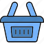shopping, basket, cart, click, collect, ecommerce, online, shop, icon 