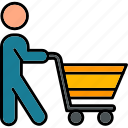 shopping, online, shop, store, icon
