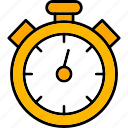 stopwatch, gym, timer, timing, icon