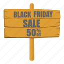 cartoon, discount, friday, offer, poster, sale, wooden