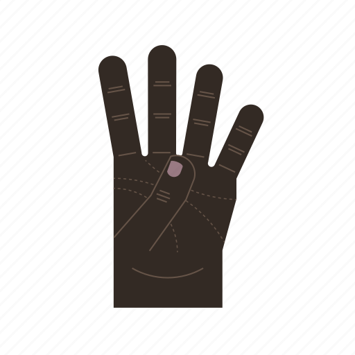 Black skin, body language, fingers, hand, hands, gesture icon - Download on Iconfinder