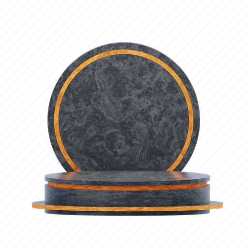 Background, crcle, podium, black, realistic, presentation, display icon - Download on Iconfinder