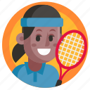 avatar, girl, sport, tennis, woman